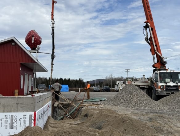 Pompage de béton Outaouais Maniwaki Mont-Laurier Rivière Rouge