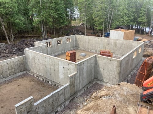 Coffrage de maison